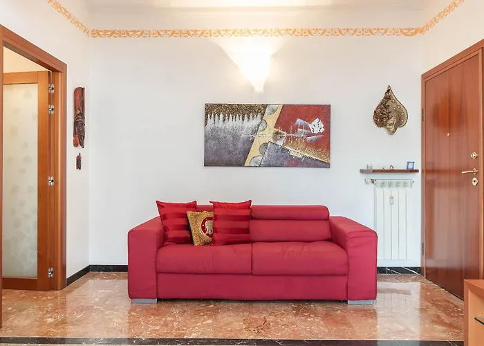 Parcheggio Privato - 10 Min Centro Storico Lägenhet Genua